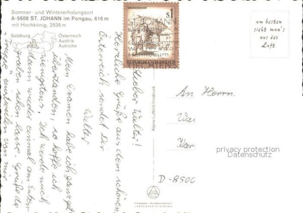 St Johann Pongau Salzburg Hochkönig Fliegeraufnahme – Bild 2