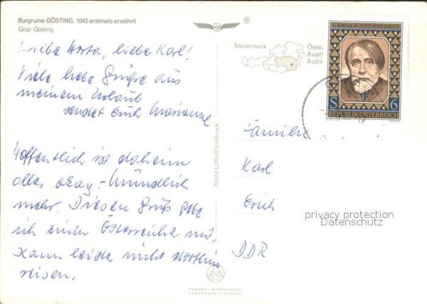 Goesting Burgruine Gösting Fliegeraufnahme – Bild 2