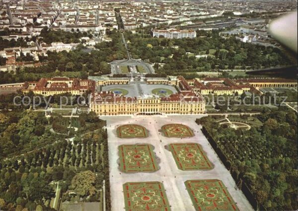 Wien Fliegeraufnahme Schloss Schönbrunn