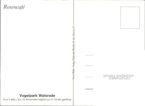 Walsrode Lueneburger Heide Vogelpark Rosencafe – Bild 2