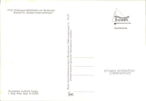 Muehlhofen Uhldingen-Muehlhofen Fliegeraufnahme B 31 neu Oberuhldingen – Bild 2