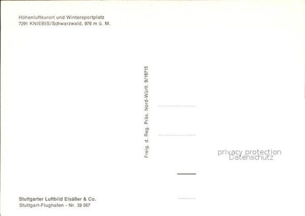 Kniebis Freudenstadt Fliegeraufnahme – Bild 2
