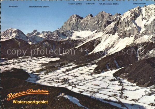 Ramsau Dachstein Steiermark Rötelstein Bischofsmütze Torstein Mitte