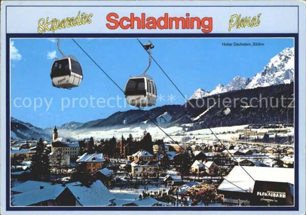 Schladming Obersteiermark Planai Gondelbahn Schladminger Hütte
