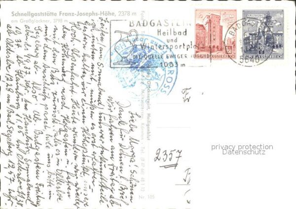 Grossglockner Schnellgaststätte Franz Josephs Höhe – Bild 2