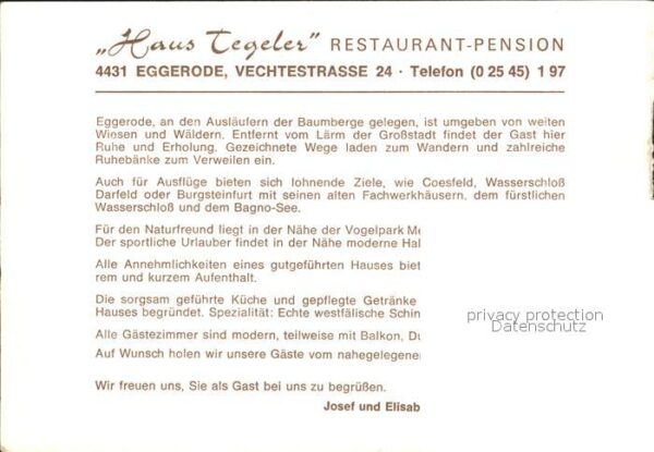 Eggerode Haus Tegeler – Bild 2