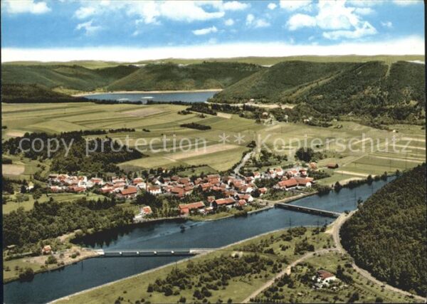 Hemfurth-Edersee Fliegeraufnahme