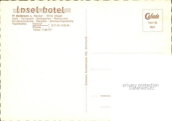 Heilbronn Neckar Insel Hotel – Bild 2