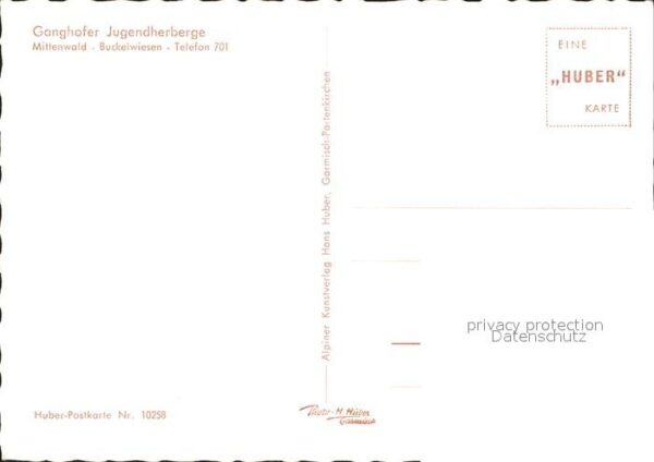 Mittenwald Bayern Ganghofer Jugendherberge Buckelwiesen – Bild 2