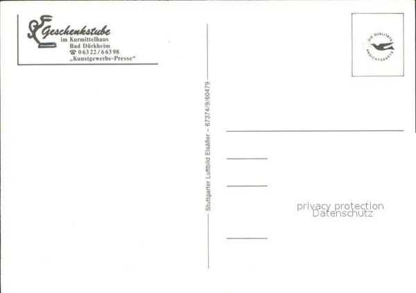 Bad Duerkheim Geschenkstube Kurmittelhaus Fliegeraufn – Bild 2