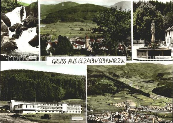 Elzach Sanatorium Nikolaus Brunnen Elzfälle