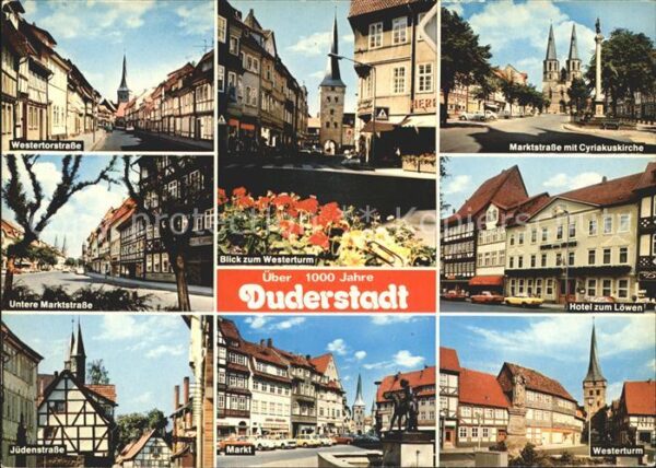 Duderstadt Hotel Löwen Westerturm Marktstrasse Cyr