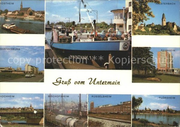 Floersheim Main Gustavsburg Hochheim Bischofsheim Maint