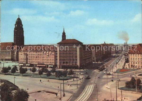Dresden Pirnaischer Platz Ernst Thälmann Strass
