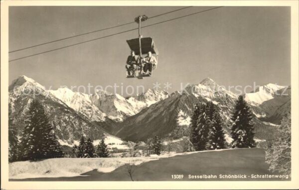 Oberstdorf Sesselbahn Schönblick Schrattenwang Win