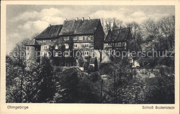 Worbis Schloss Bodenstein Ohmgebirge