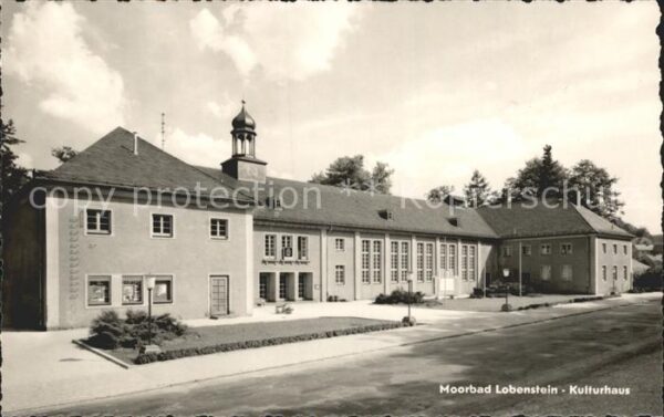 Bad Lobenstein Thueringen Kulturhaus Moorbad
