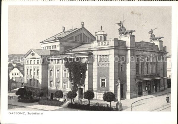 Gablonz Neisse Tschechien Stadttheater Jahrweiser Schönes Sudeten