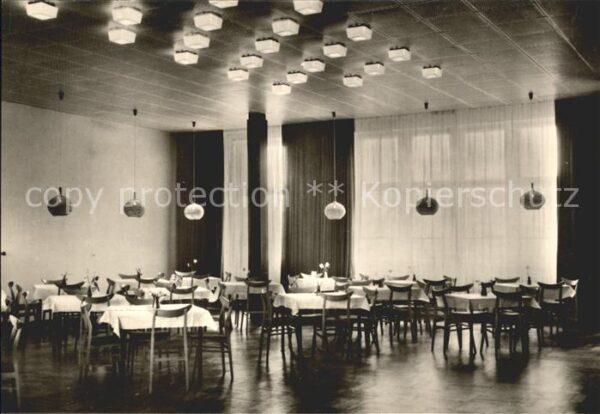 Nassau Erzgebirge Handwerker Erholungsheim Speisesaal