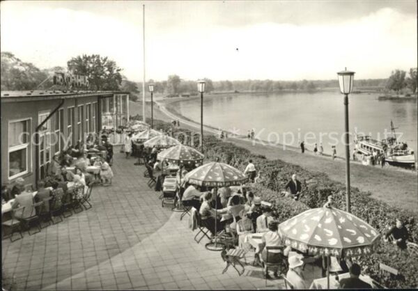 Dessau-Rosslau HO Gaststätte Kornhaus an der Elbe Damp