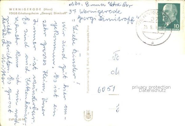 Wernigerode Harz FDGB Erholungsheim Georgij Dimitroff – Bild 2