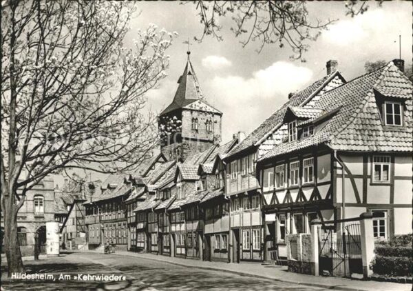 Hildesheim Am Kehrwieder Fachwerkhäuser Turm
