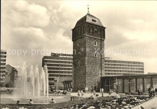Karl-Marx-Stadt Roter Turm Springbrunnen