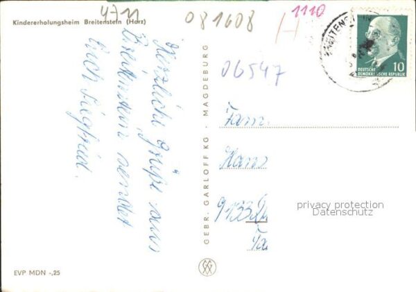Breitenstein Suedharz Kindererholungsheim – Bild 2