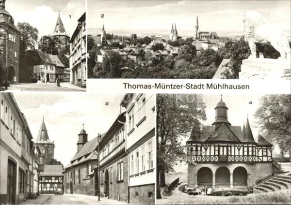 Muehlhausen Thueringen Frauentor Stadtberg Holzstrasse Poppero