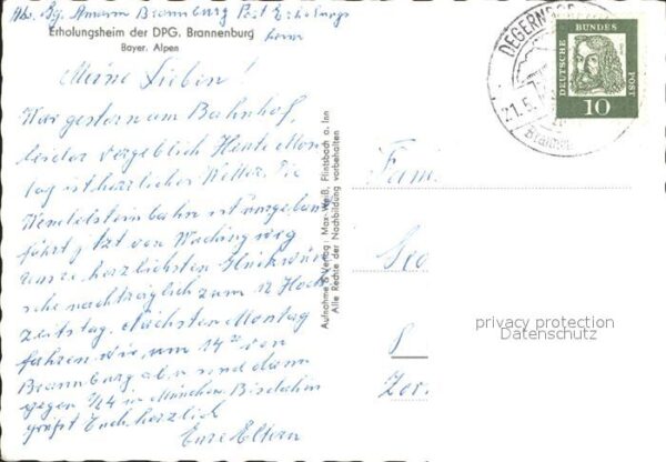 Brannenburg Erholungsheim der DPG Panorama Bayerisc – Bild 2