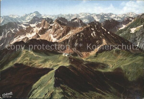 Kleinwalsertal Kanzelwandgebiet Alpenpanorama Fliegera