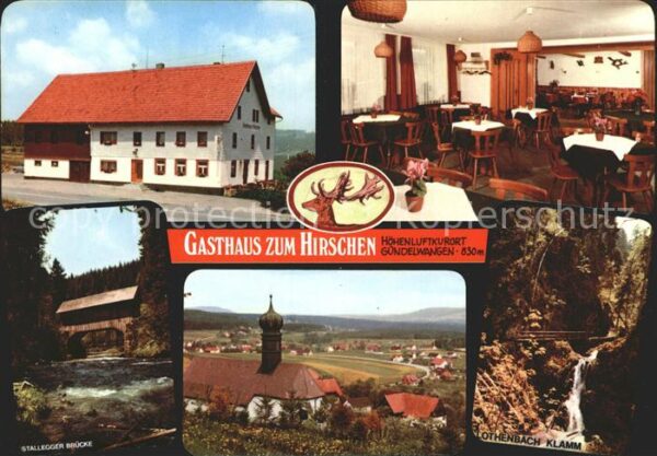 Guendelwangen Gasthaus zum Hirschen Kirche Stallegger