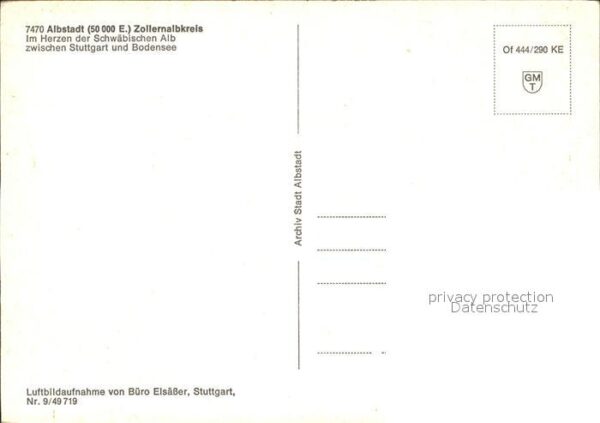 Albstadt Wuerttemberg Schwäbische Alb Fliegeraufnahme Wappen – Bild 2