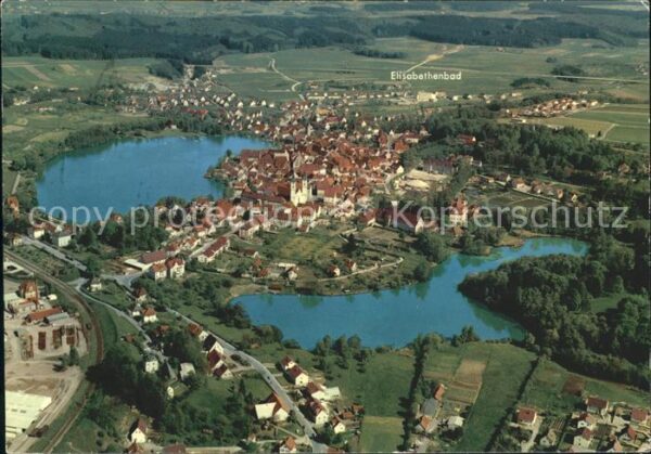 Bad Waldsee Stadtsee Schloss See Fliegeraufnahme