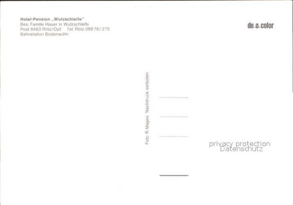 Roetz Oberpfalz Hotel Pension Wutzschleife – Bild 2
