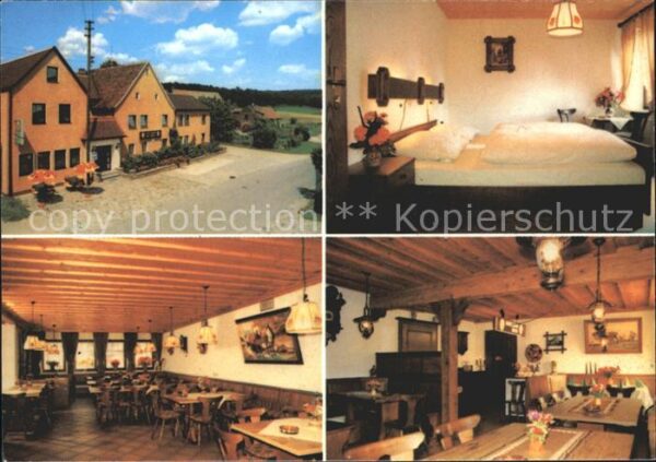 Obernzenn Gasthaus Löwen Doppelzimmer Restaurant