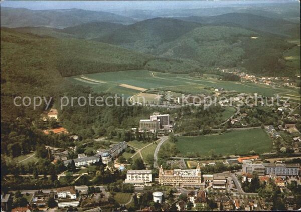 Bad Wildungen Kurviertel Fliegeraufnahme