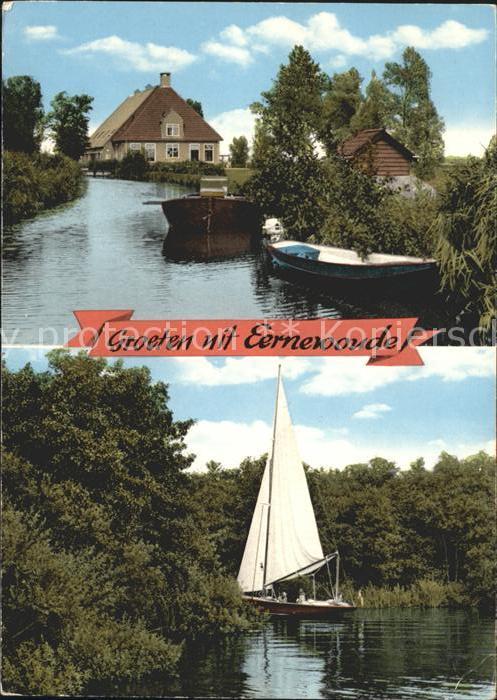 Eernewoude Camping Kampwinkel Wasserstrasse Segelb
