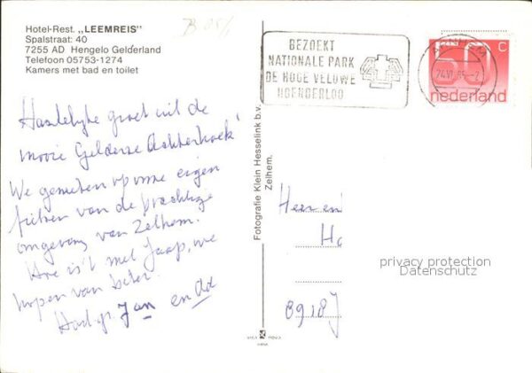Hengelo Hotel Restaurant Leemreis Kerk Kirche – Bild 2