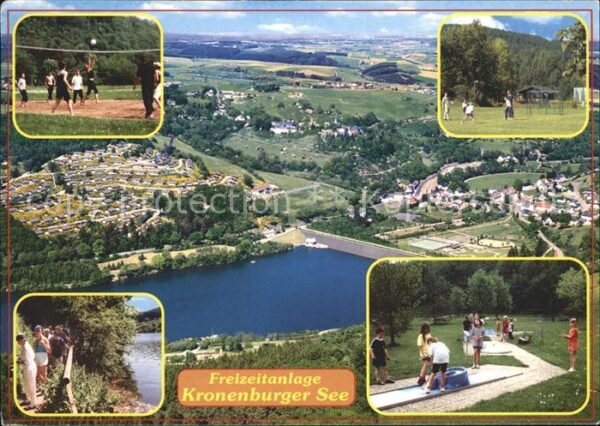 Kronenburg Eifel Freizeitanlage Kronenburger See Volleyb