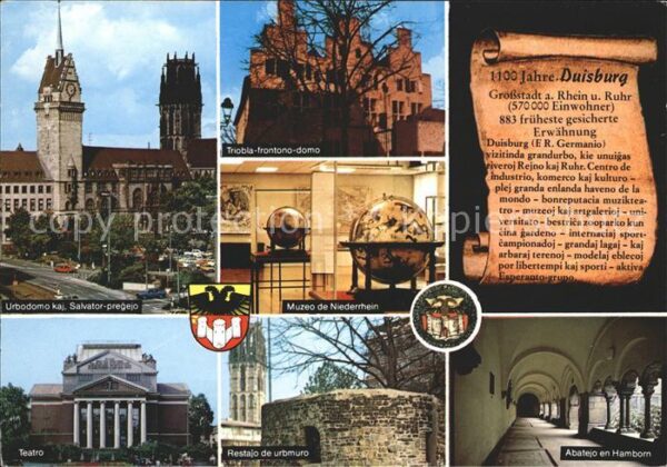 Duisburg Ruhr Kirche Dom Museum Theater Ruine Abtei W