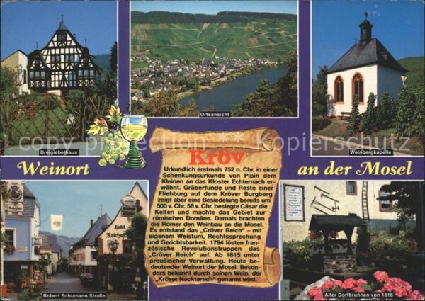 Kroev Mosel Dreigiebelhaus Fachwerk Kapelle Robert