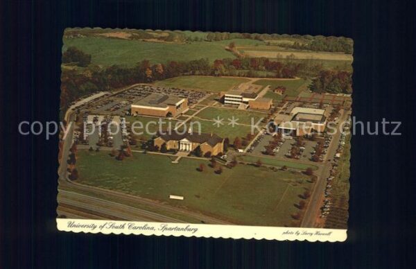 Spartanburg University of South Carolina aerial vie