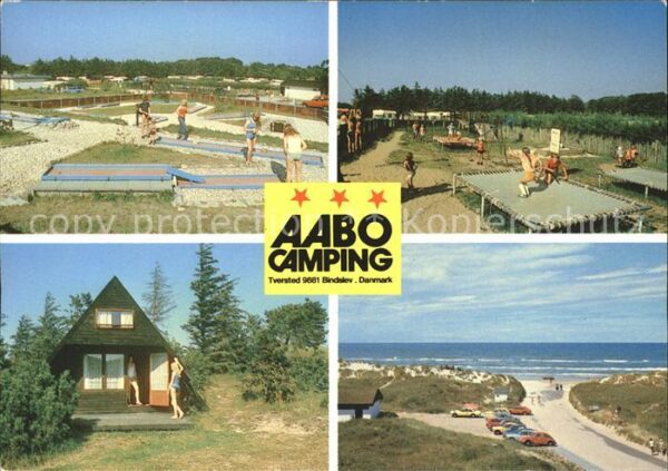 Bindslev Aabo Camping Ferienhütte Minigolf Tramp