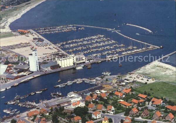 Kerteminde Marinaen Hafen Fliegeraufnahme