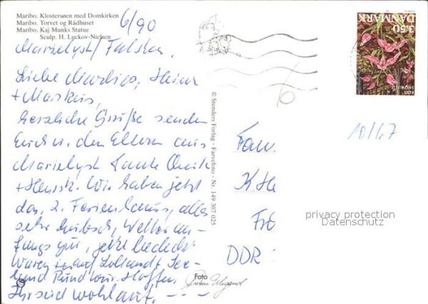 Maribo Klostersoen Domkirken Torvet Radhuset K – Bild 2