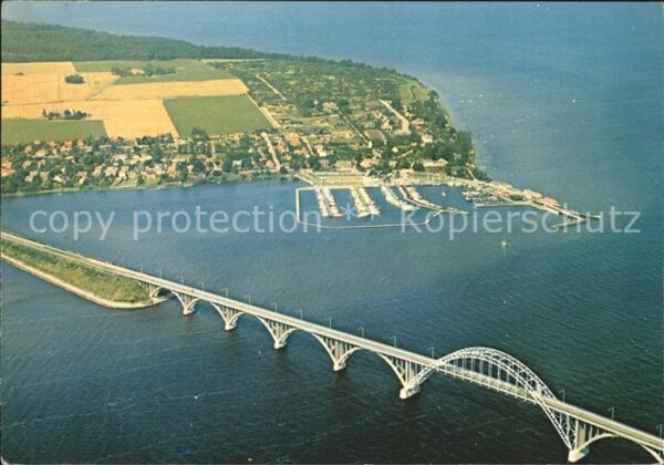 Kalvehave Brücke Fliegeraufnahme