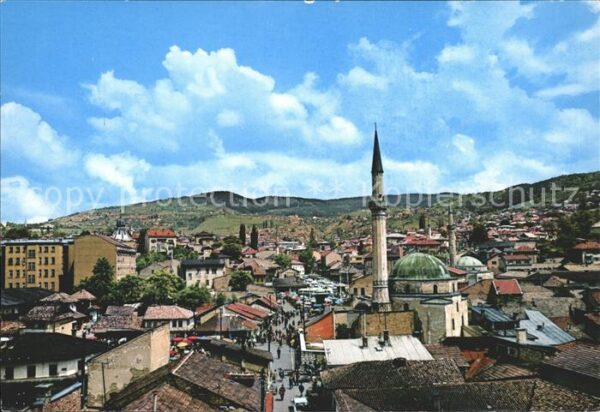 Sarajevo Blick über die Stadt