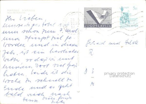 Portorose Istrien Hotel Bernardin Fliegeraufnahme – Bild 2