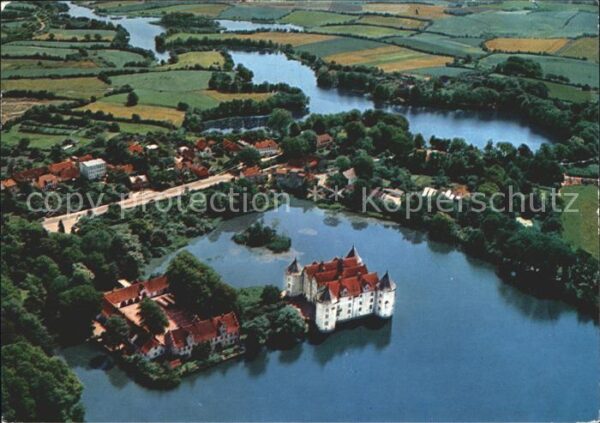 Gluecksburg Ostseebad Schloss Flensburger Förde Fliegeraufnah